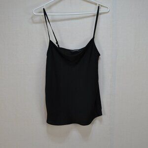 Black tank top  Whimsigoth Spaghetti straps ,gauze size 8